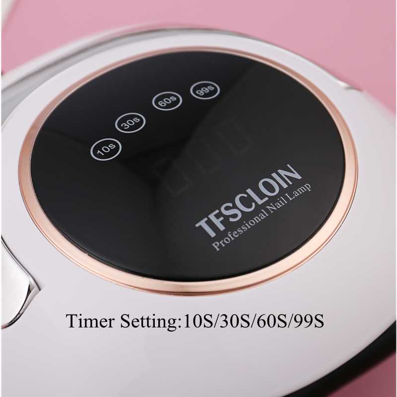 Nail Dryers Professional UV LED Lamp With Portable Handle Touch Screen 10/30/60S Timer Setting 60 Leds Gel Curing Light For Nails Drying