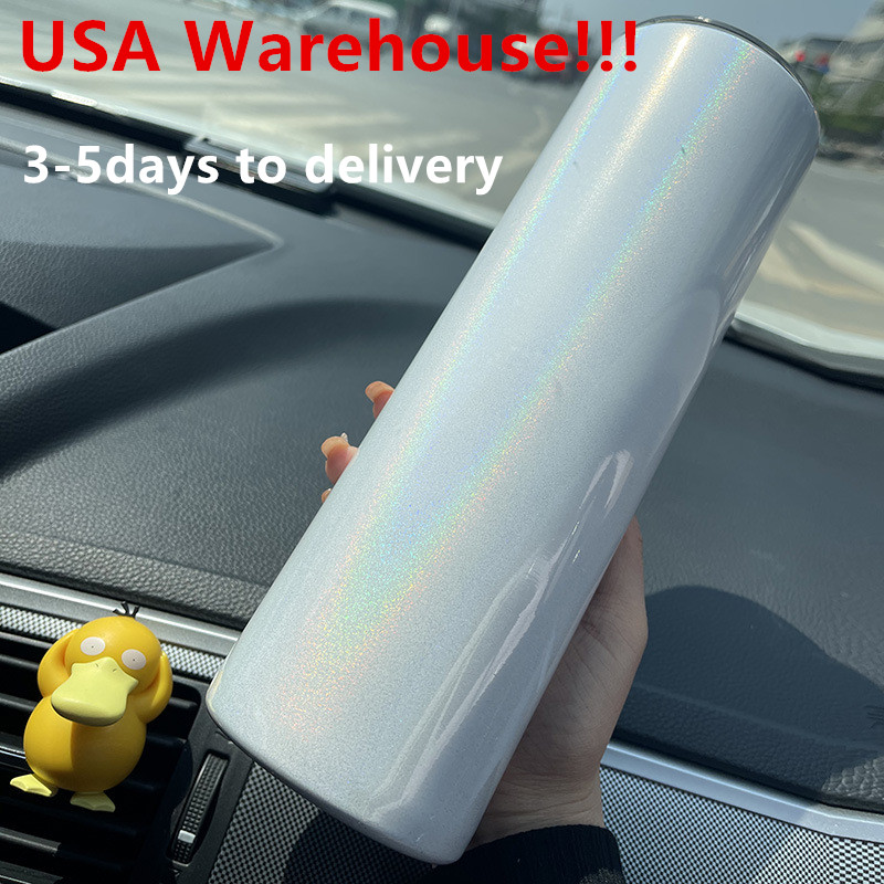Local Warehouse! STRAIGHT Sublimation Tumbler 20oz glitter skinny tumbler rainbow Tumbler stainless steel vacuum insulated straight cups USA Warehouse, As picturte
Local Warehouse! STRAIGHT Sublimation Tumbler 20oz glitter skinny tumbler rainbow Tumbler stainless steel vacuum insulated straight cups USA Warehouse, As picturte
