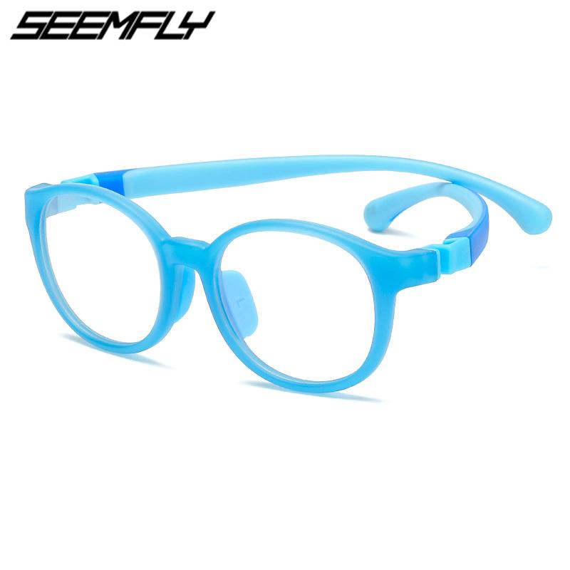 Seemfly Children Silicone Glasses Retro Ultralight TR90 Round Frame Kids Spectacle Boys Girls Clear Lens Eyeglasses Eyewear Fashion Sunglass
Seemfly Children Silicone Glasses Retro Ultralight TR90 Round Frame Kids Spectacle Boys Girls Clear Lens Eyeglasses Eyewear Fashion Sunglass