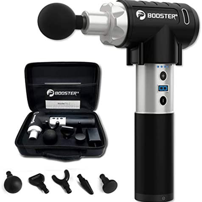 Booster Pro 2 Percussion Massage Gun Therapy: Quiet + Powerful. Vibrating deep Tissue Ball Head Device for Athletes Relieving Muscle Pain
Booster Pro 2 Percussion Massage Gun Therapy: Quiet + Powerful. Vibrating deep Tissue Ball Head Device for Athletes Relieving Muscle Pain