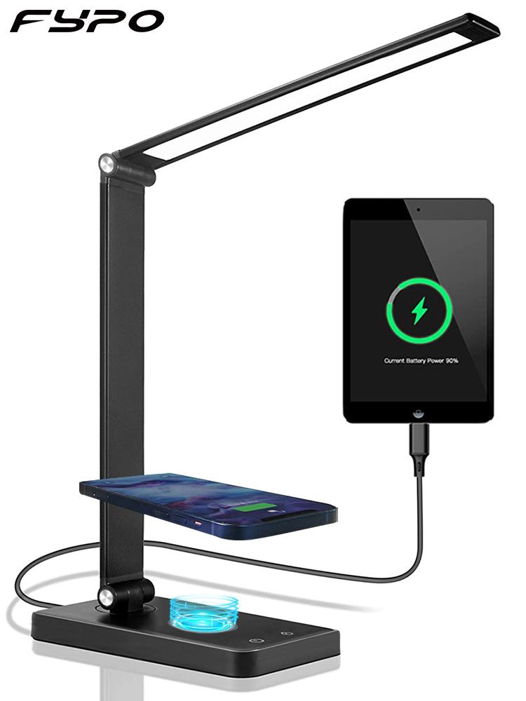 Desk Lamp, Lamp With USB Charging Port, Touch Control, Dimmable Eye-Caring Office Table Lamps For Reading Work Study
Desk Lamp, Lamp With USB Charging Port, Touch Control, Dimmable Eye-Caring Office Table Lamps For Reading Work Study