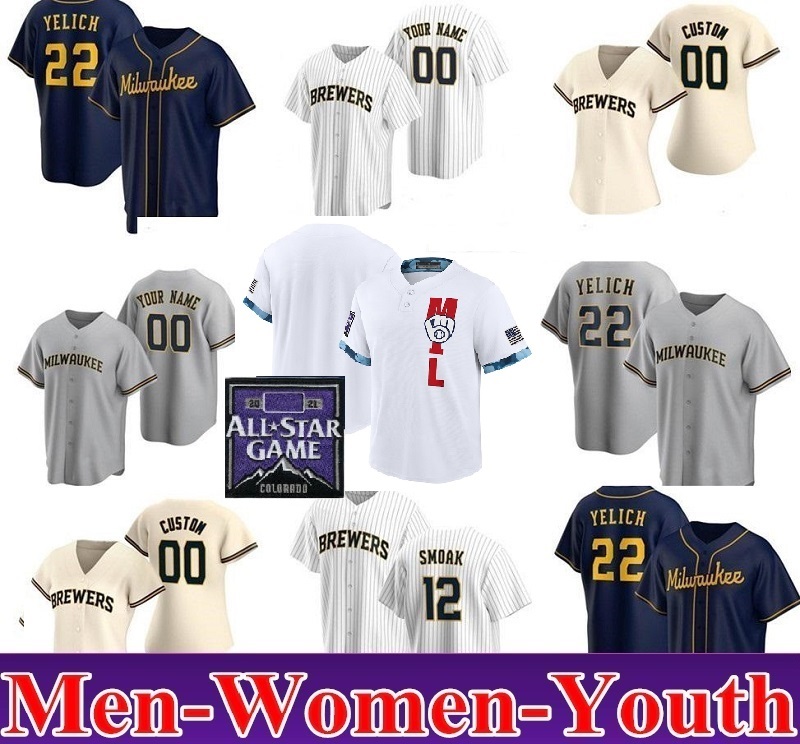 2021 Milwaukee Men Women kids Baseball jersey 27 Willy Adames 22 Christian Yelich Josh Hader Woodruff Lorenzo Cain Ryan Braun Brent Suter Ar, Blue;black
2021 Milwaukee Men Women kids Baseball jersey 27 Willy Adames 22 Christian Yelich Josh Hader Woodruff Lorenzo Cain Ryan Braun Brent Suter Ar, Blue;black