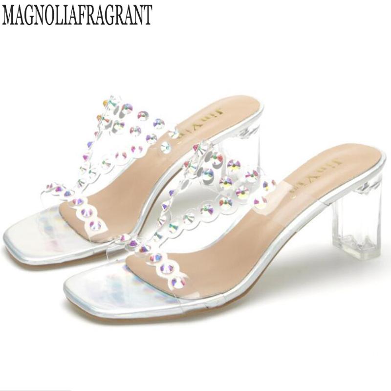 Slippers 2021 Summer Korean Transparent Crystal Shoes Thick Heel Sandals Women Fashion Women's Hy417, Black
Slippers 2021 Summer Korean Transparent Crystal Shoes Thick Heel Sandals Women Fashion Women's Hy417, Black