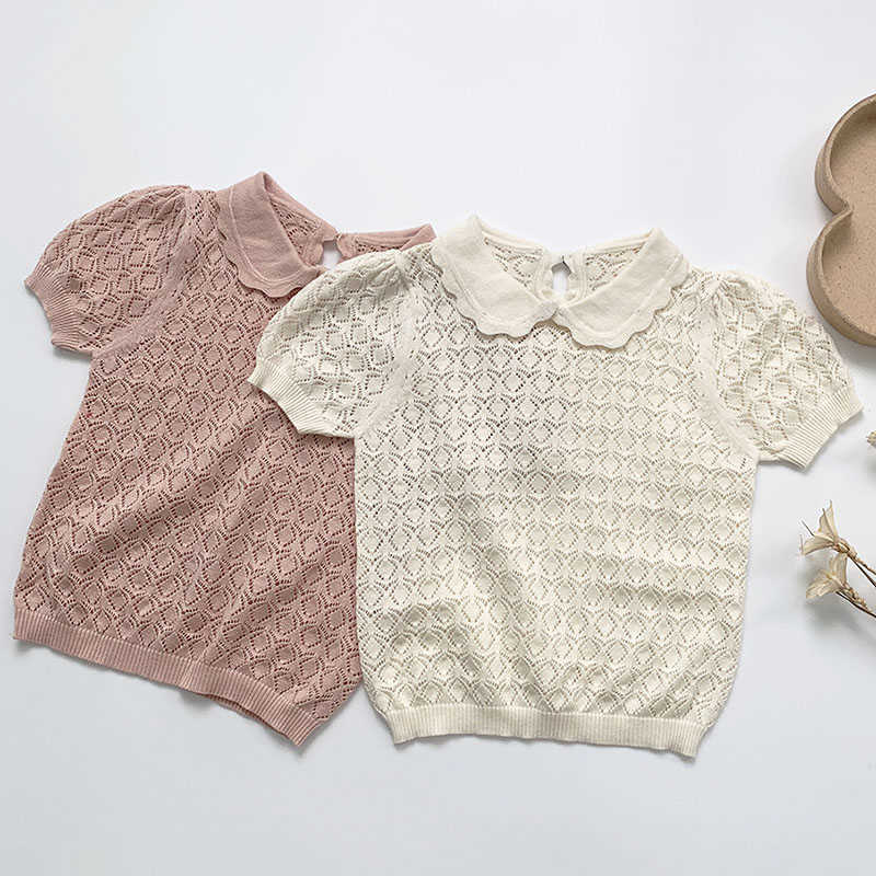 Baby Girl Hollow Out T-shirt Summer Kids Girl Short Sleeve Knit T-shirt Infant Kids Baby Girl T-shirt Clothes 210722, S21306 apricot
Baby Girl Hollow Out T-shirt Summer Kids Girl Short Sleeve Knit T-shirt Infant Kids Baby Girl T-shirt Clothes 210722, S21306 apricot