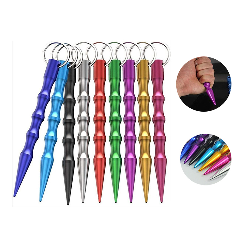 Portable Self Defense Keychain Metal Keyrings Holder Weapons Tactical Tool Fashion Women Mens Pencil Design Car Key Chains Accessories
Portable Self Defense Keychain Metal Keyrings Holder Weapons Tactical Tool Fashion Women Mens Pencil Design Car Key Chains Accessories