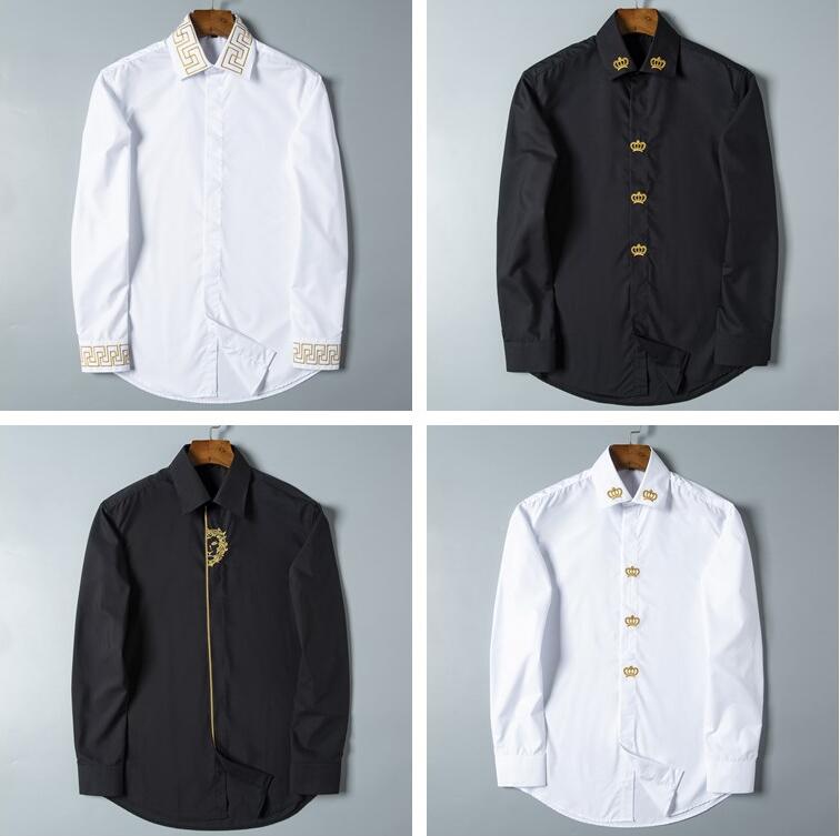 Wholesale - Mens Polo Shirt embroidery Men Fashion Urban Model Casual Style Sportswear Sports Men's Business Long Sleeve Solid color Shirts, White;black
Wholesale - Mens Polo Shirt embroidery Men Fashion Urban Model Casual Style Sportswear Sports Men's Business Long Sleeve Solid color Shirts, White;black