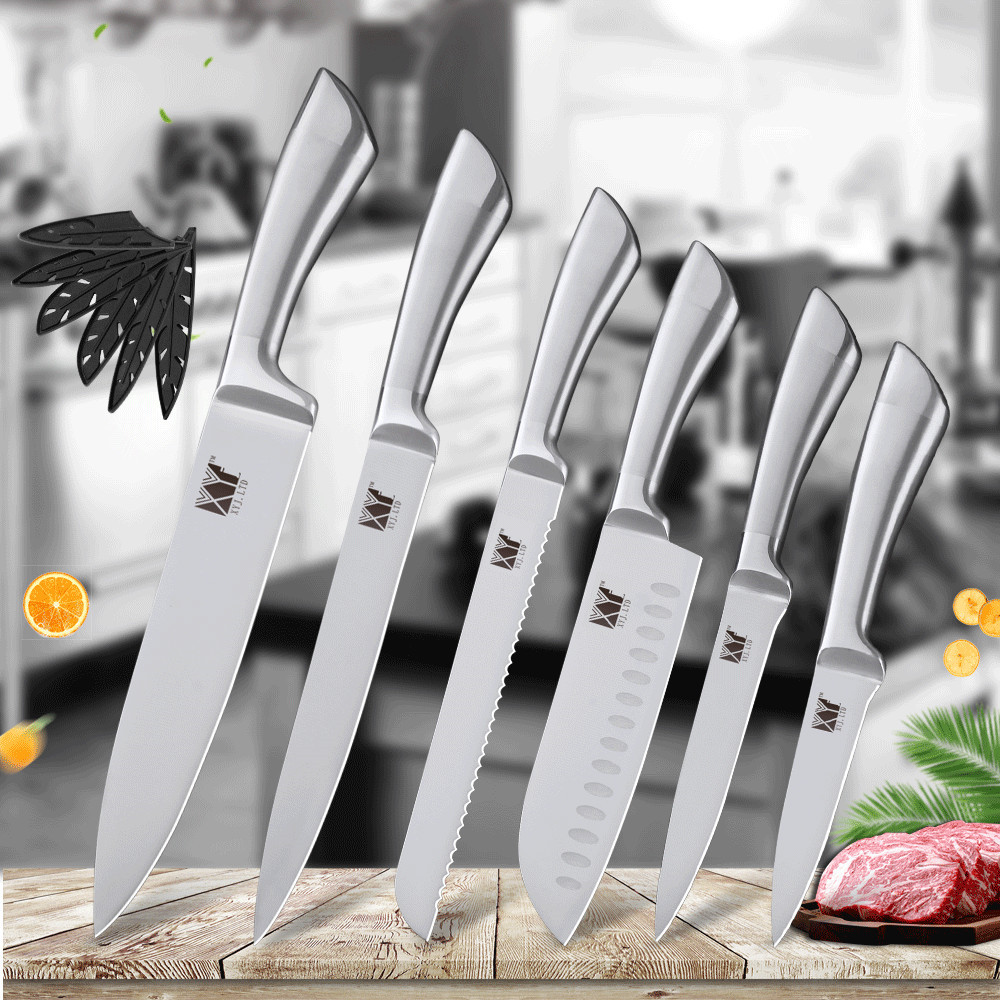 XYj 6pcs Kitchen Knife Stainess Stee Set Non-sip Comfortabe Hande 8 7 5 3.5 Cooking Knife Kitchen Toos Accessories
XYj 6pcs Kitchen Knife Stainess Stee Set Non-sip Comfortabe Hande 8 7 5 3.5 Cooking Knife Kitchen Toos Accessories