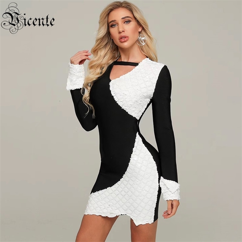 Free Women Black White Dress Sequins Patchwork Bodycon Vestidos Celebrity Christmas Party 210520, White black
Free Women Black White Dress Sequins Patchwork Bodycon Vestidos Celebrity Christmas Party 210520, White black