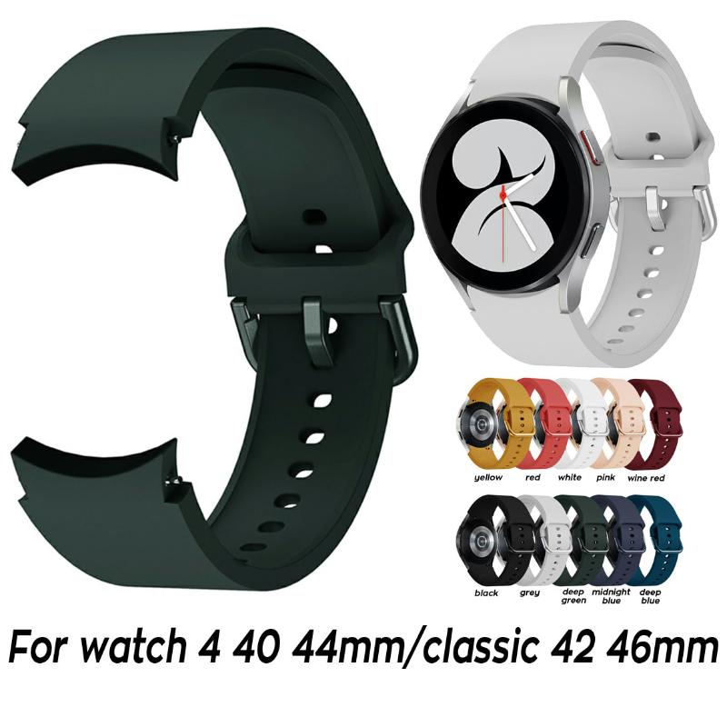 Watch Bands Curved End Rubber Strap For Galaxy 4 40mm 44mm Classic 42 46mm Silicone Band Replacement Wristbelt
Watch Bands Curved End Rubber Strap For Galaxy 4 40mm 44mm Classic 42 46mm Silicone Band Replacement Wristbelt