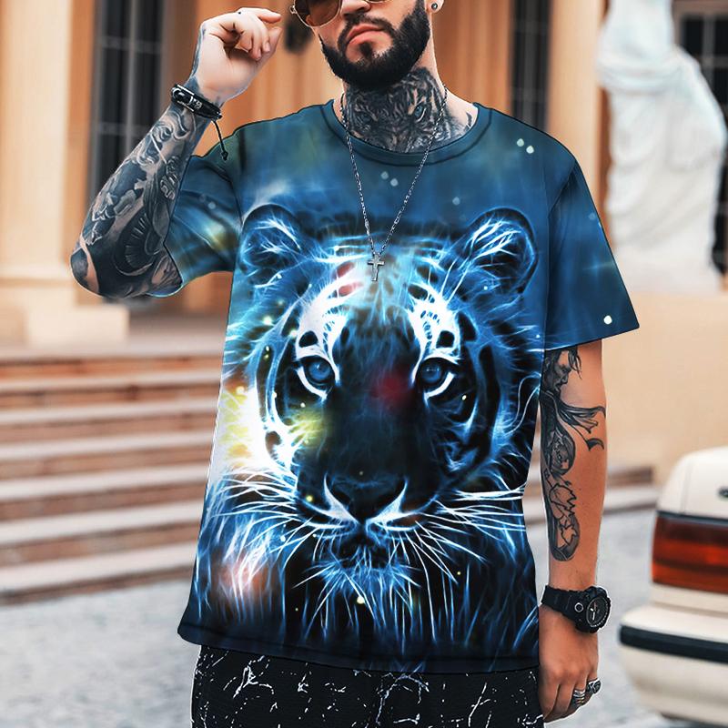 Men' T-Shirts Cool Flaming Lion Animal T-shirt Male 3d Machine Printing Oversized Street Summer Short-sleeved KYCK Brand Top, Dyp-1711
Men' T-Shirts Cool Flaming Lion Animal T-shirt Male 3d Machine Printing Oversized Street Summer Short-sleeved KYCK Brand Top, Dyp-1711