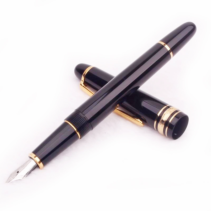 PURE PEARL Msk-145 Black resin Fountain/Roller ball /Ballpoint Pen High quality with Series Number Classic Writing smooth Luxury Stationery+Gift Refills+Plush Pouch, Mix
PURE PEARL Msk-145 Black resin Fountain/Roller ball /Ballpoint Pen High quality with Series Number Classic Writing smooth Luxury Stationery+Gift Refills+Plush Pouch, Mix