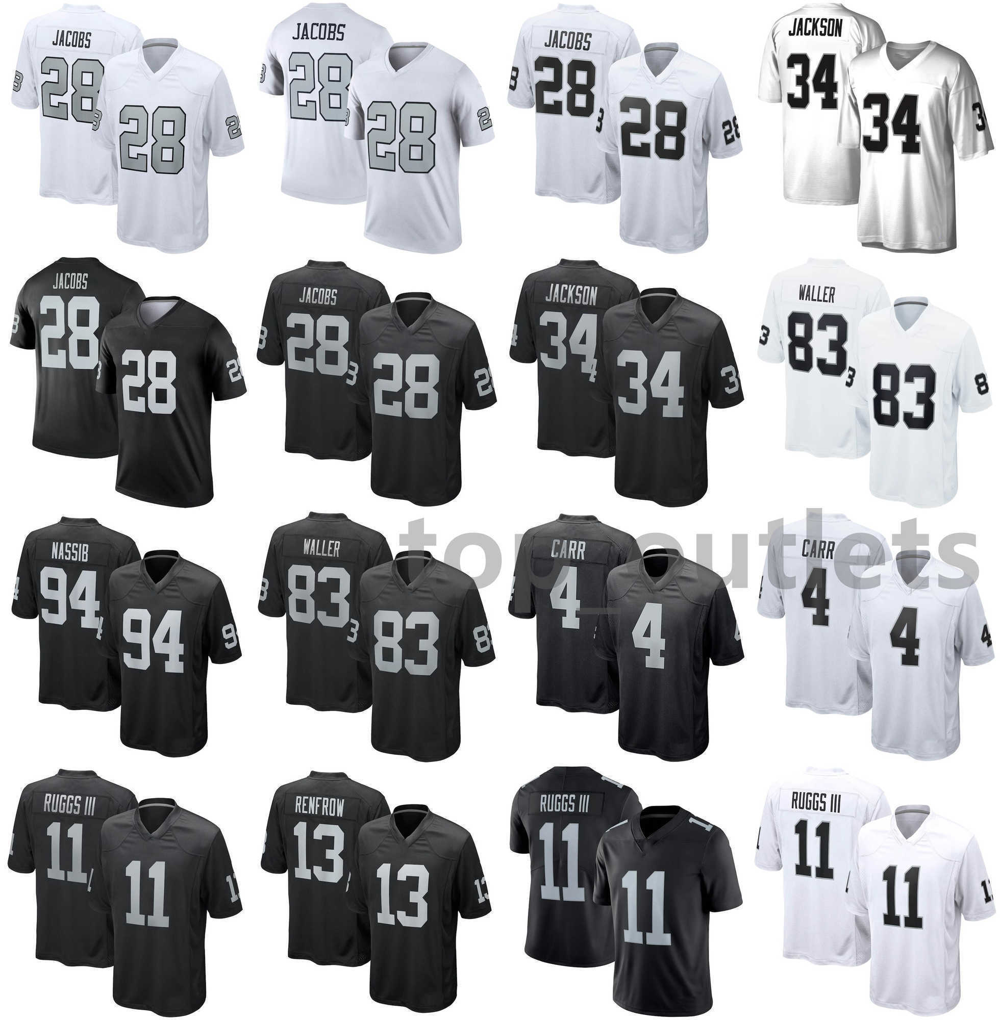 2021 American Football Jerseys Bo 34 Jackson Jersey Carl 94 Nassib Darren 83 Waller Derek 4 Carr Henry 11 Ruggs III Hunter Renfrow Stitched Size S-XXXL, As photo
2021 American Football Jerseys Bo 34 Jackson Jersey Carl 94 Nassib Darren 83 Waller Derek 4 Carr Henry 11 Ruggs III Hunter Renfrow Stitched Size S-XXXL, As photo