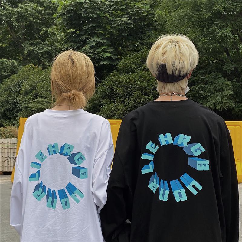 Women's T-Shirt Early Autumn Mid-Length Harajuku Style Long-Sleeved Ins Fashionable Loose Letter Printed White Top Couple, Black
Women's T-Shirt Early Autumn Mid-Length Harajuku Style Long-Sleeved Ins Fashionable Loose Letter Printed White Top Couple, Black