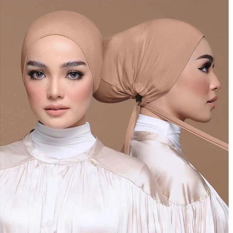 Ethnic Clothing Elastic Inner Hijab Cap With Back Tie Rope Solid Islam Women's Bonnet Modal Jersey Turbanet Plain Muslim Turban Hejab Unders
Ethnic Clothing Elastic Inner Hijab Cap With Back Tie Rope Solid Islam Women's Bonnet Modal Jersey Turbanet Plain Muslim Turban Hejab Unders