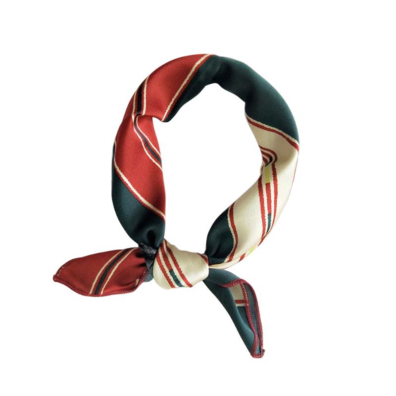 Scarves Women Elegant Square Silk Feel Satin Scarf Small Vintage Head Neck Hair Tie Band El Waiter Flight Attendants Business
Scarves Women Elegant Square Silk Feel Satin Scarf Small Vintage Head Neck Hair Tie Band El Waiter Flight Attendants Business