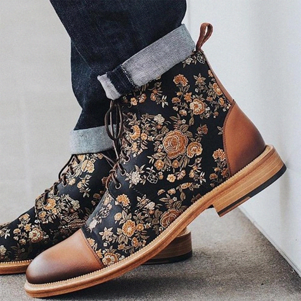 MRCAVE Men Boots Fashion Round Toe Botas Lace Up Pu Leather Shoes Zapatos De Hombre Winter Mens Booties Floral Print Ankle M6Ry#
MRCAVE Men Boots Fashion Round Toe Botas Lace Up Pu Leather Shoes Zapatos De Hombre Winter Mens Booties Floral Print Ankle M6Ry#