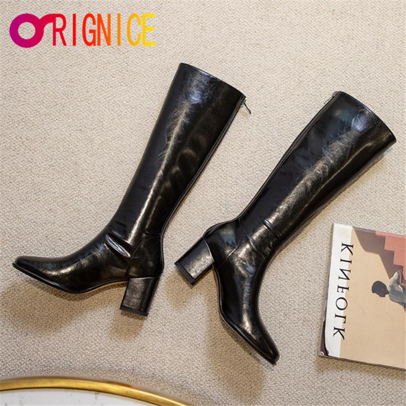 Boots Orignice 2021 Big Size 33-43 Fashion Slim Knee High Women Square Toe Thick Heels Winter Est Solid Color Party Shoes, Black
Boots Orignice 2021 Big Size 33-43 Fashion Slim Knee High Women Square Toe Thick Heels Winter Est Solid Color Party Shoes, Black