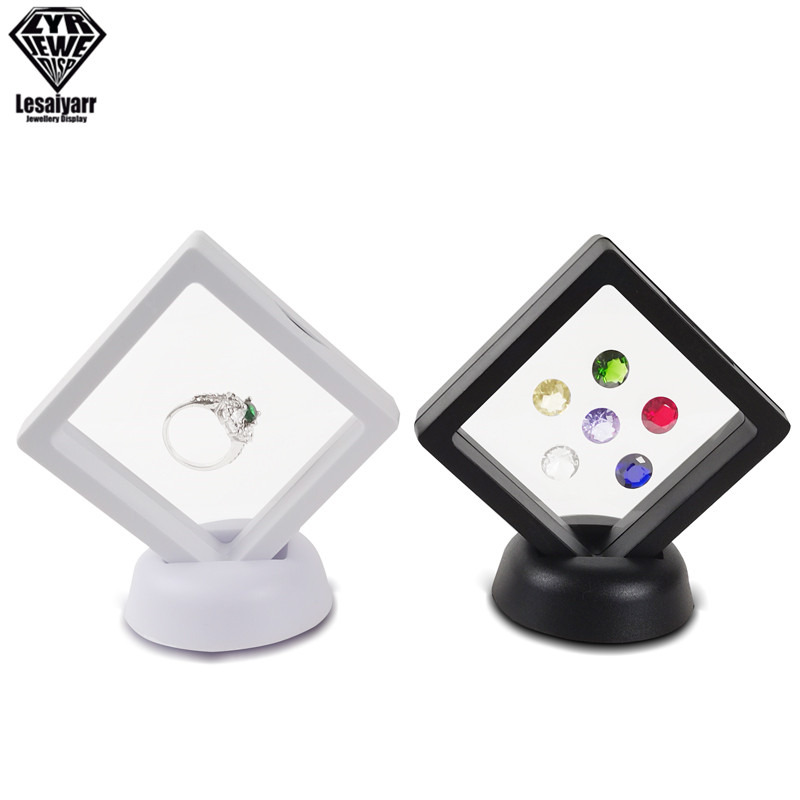 Black White Plastic Suspended Floating Display Case Earring Coin Gems Ring Jewelry Storage Pet Membrane Stand Holder Box 7*7*2cm
Black White Plastic Suspended Floating Display Case Earring Coin Gems Ring Jewelry Storage Pet Membrane Stand Holder Box 7*7*2cm