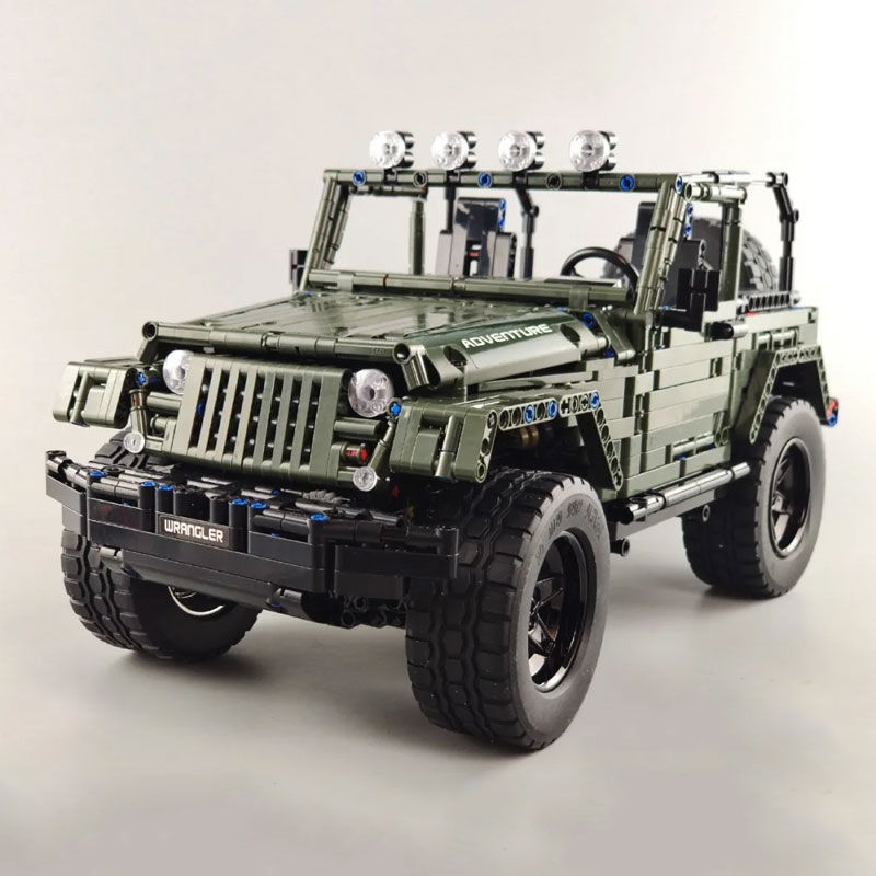 Mould King 13124 Jeep Wrangler Rubicon Super Car Building Block 2598pcs Bricks Education Toys Compatible MOC-5140
Mould King 13124 Jeep Wrangler Rubicon Super Car Building Block 2598pcs Bricks Education Toys Compatible MOC-5140