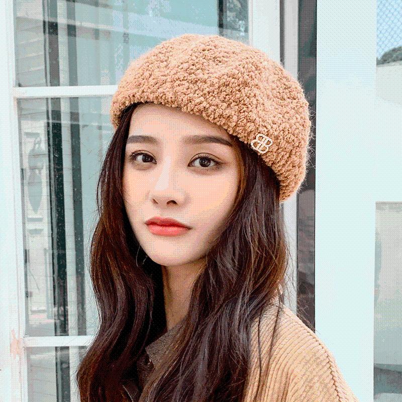 Berets Autumn And Winter Monochrome Polar Fleece Beret Korean Twill Jacquard Dome Casual Adult Hat, Black
Berets Autumn And Winter Monochrome Polar Fleece Beret Korean Twill Jacquard Dome Casual Adult Hat, Black
