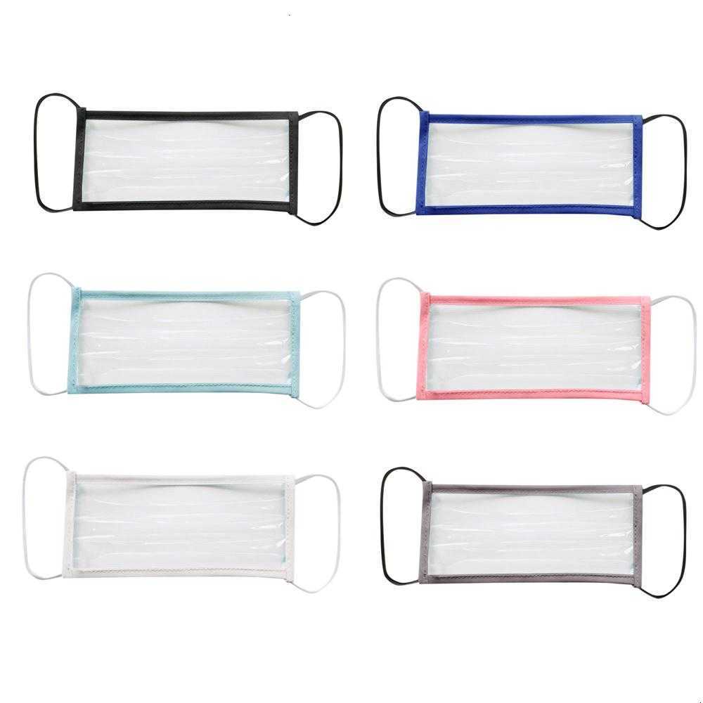 Deaf-mute Transparent Face Mask Washable Reusable Masks Anti Dust Earloop Clear 6 Colors for Choose Wholesale 46OD
Deaf-mute Transparent Face Mask Washable Reusable Masks Anti Dust Earloop Clear 6 Colors for Choose Wholesale 46OD