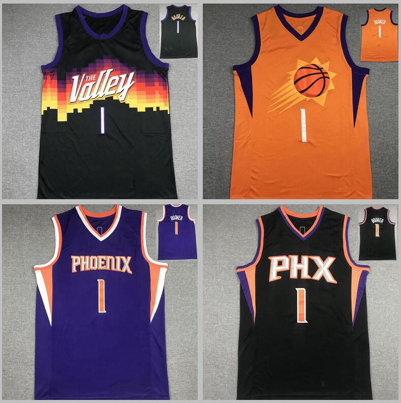 Men S-2XL Basketball jerseys Devin Booker #1 2021-22 orange Black white City jersey and short, As photo
Men S-2XL Basketball jerseys Devin Booker #1 2021-22 orange Black white City jersey and short, As photo
