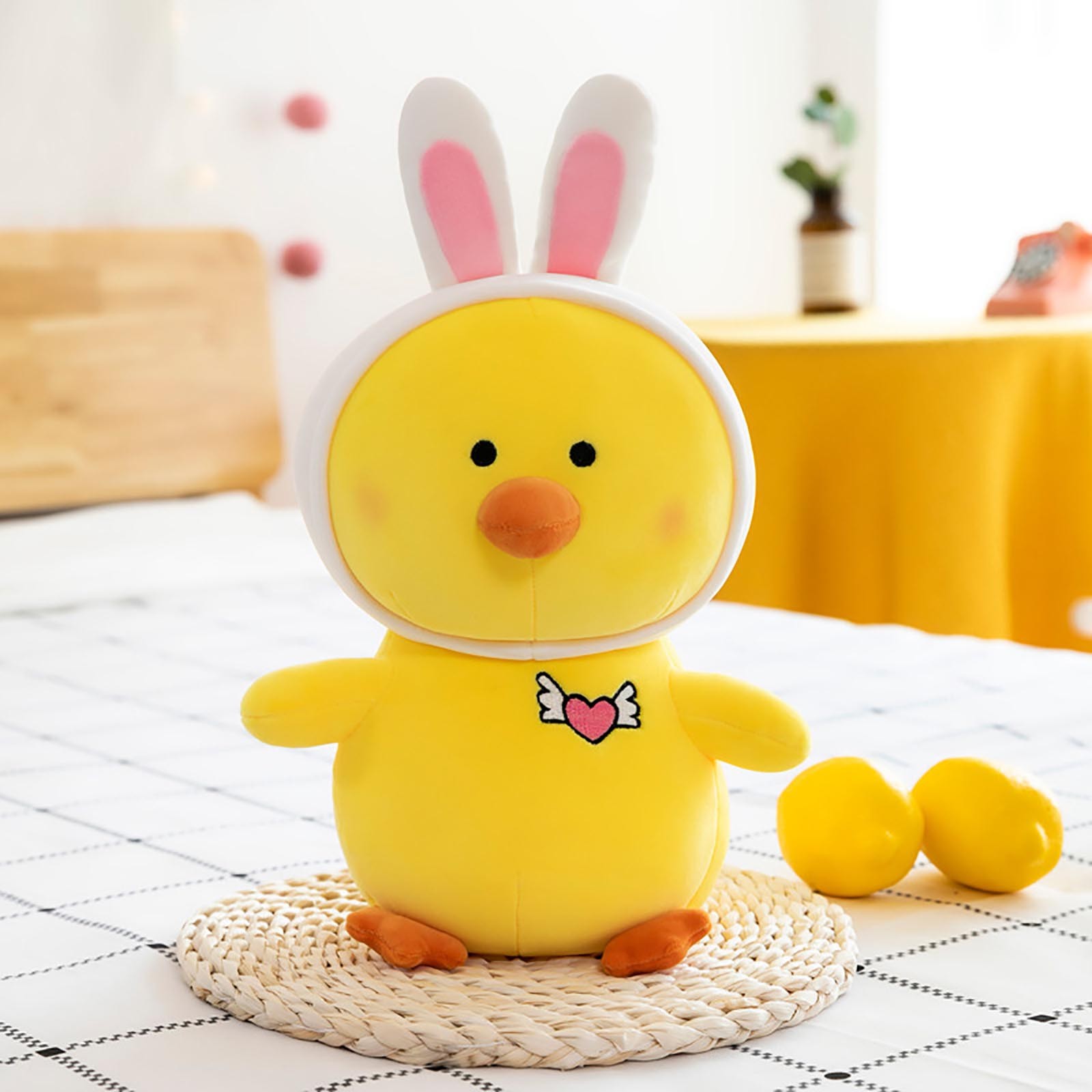 Cute And Warm Little Yellow Chicken Pillow Sofa Backrest Plush Toys For Kids Lovely Gift Stuffed Soft Doll Pillow Christmas Gift
Cute And Warm Little Yellow Chicken Pillow Sofa Backrest Plush Toys For Kids Lovely Gift Stuffed Soft Doll Pillow Christmas Gift