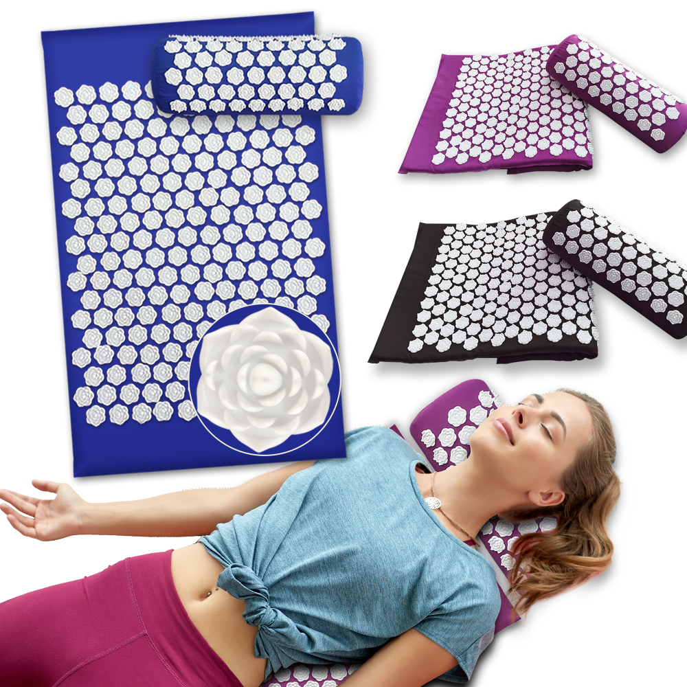 Pranamat eco lotus Acupressure Yoga Cushion Massage Pillow Set Kuznetsovs applicator Relieve Back Pain Foot Massager Shakti Mat
Pranamat eco lotus Acupressure Yoga Cushion Massage Pillow Set Kuznetsovs applicator Relieve Back Pain Foot Massager Shakti Mat