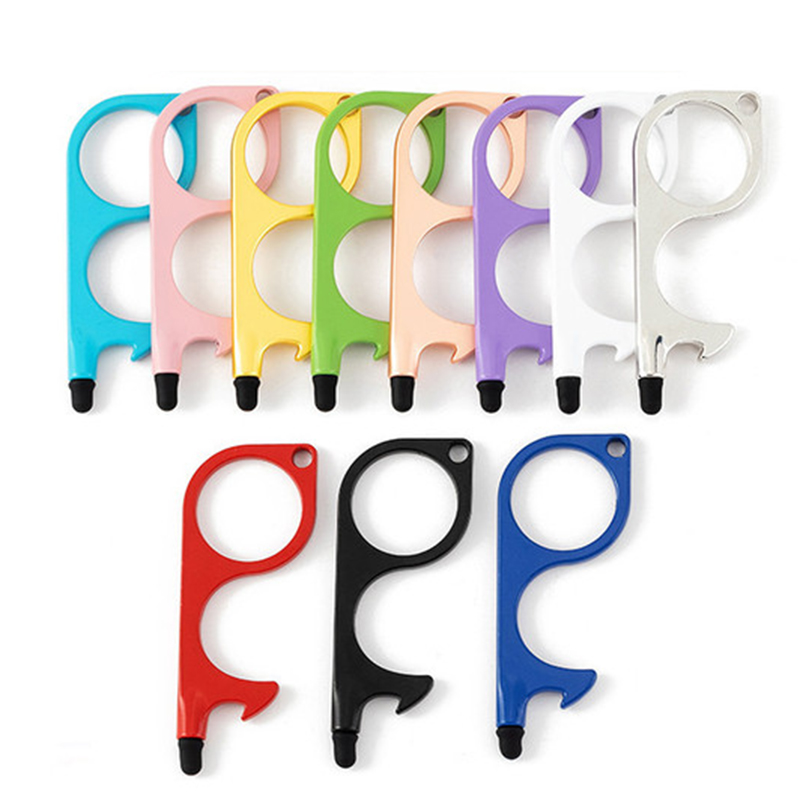 Metal Safety Touchless Door Opener Press Elevator Tool Stylus Key Hook Portable Bottle Openers Hands Tools Keychain
Metal Safety Touchless Door Opener Press Elevator Tool Stylus Key Hook Portable Bottle Openers Hands Tools Keychain