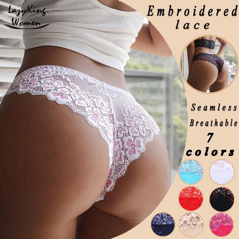 Women's Panties Embroidery For Woman Underwear Sexy Lace Breathable Soft Lingerie Female Briefs Panty Transparent Underpant, Red
Women's Panties Embroidery For Woman Underwear Sexy Lace Breathable Soft Lingerie Female Briefs Panty Transparent Underpant, Red
