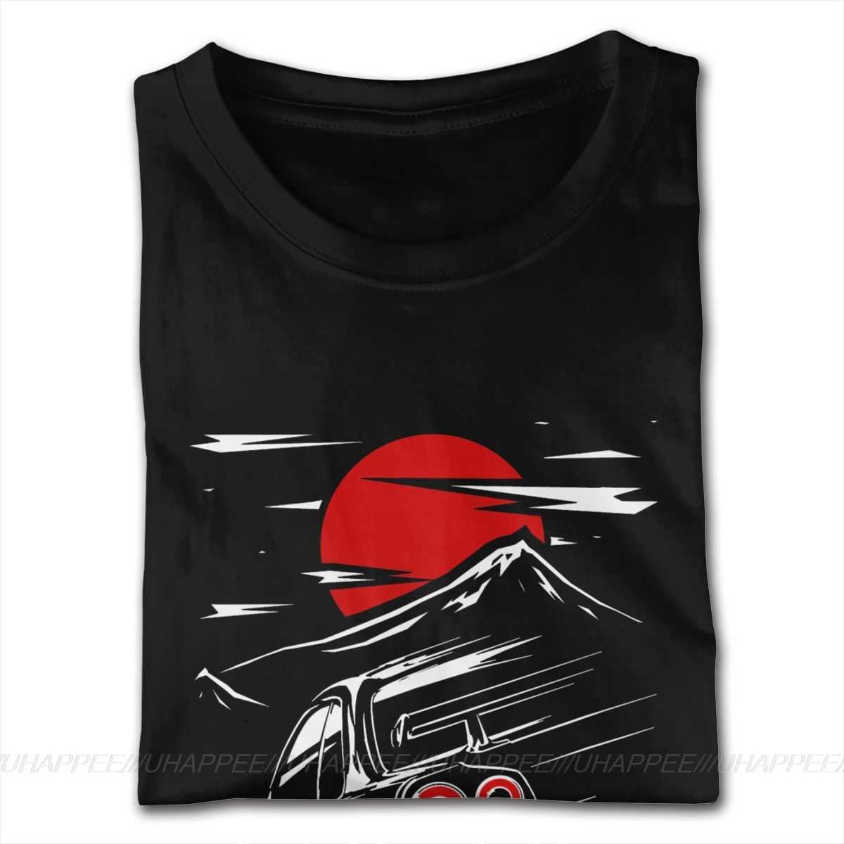 JDM T Shirt Printing Short Sleeve Men 5XL Black T-shirts 210629