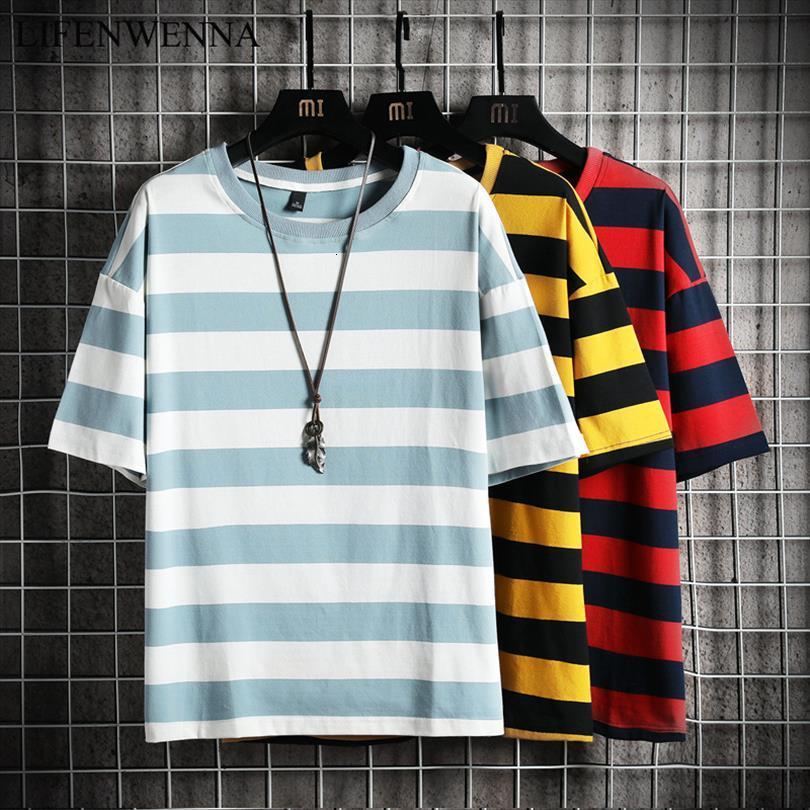 fashion stripe casual men plus size short sleeve summer hip hop tees male cotton 5xl, White;black
fashion stripe casual men plus size short sleeve summer hip hop tees male cotton 5xl, White;black