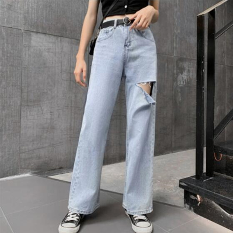 Women's Jeans Woman Ripped High Waist Clothes Wide Leg Denim Clothing Streetwear Vintage Quality 2021 Fashion Harajuku Straight Pa 5NYZ, Blue
Women's Jeans Woman Ripped High Waist Clothes Wide Leg Denim Clothing Streetwear Vintage Quality 2021 Fashion Harajuku Straight Pa 5NYZ, Blue