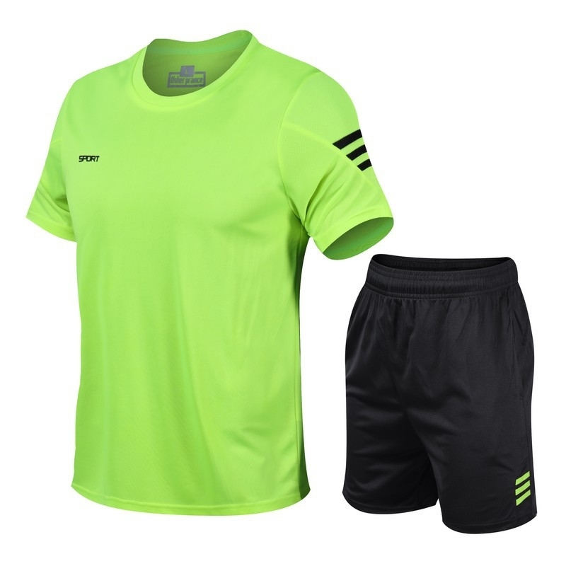 Fitness suit summer outdoor morning running short sleeve quick drying thin loose large two piece t-shirt men's, White
Fitness suit summer outdoor morning running short sleeve quick drying thin loose large two piece t-shirt men's, White