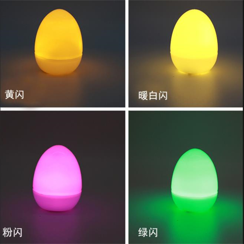 2022 new simulation plastic egg lantern electronic LED Home Decoration Easter egg children's toy gift