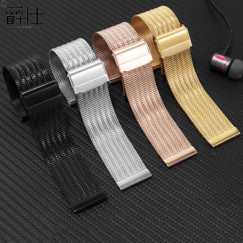 Watch Bands Fine Steel Watchband 18mm 20mm 22mm 24mm Black Silver Rose Gold Strap Replacement Metal Belt For Male's And Female's Bracelet
Watch Bands Fine Steel Watchband 18mm 20mm 22mm 24mm Black Silver Rose Gold Strap Replacement Metal Belt For Male's And Female's Bracelet