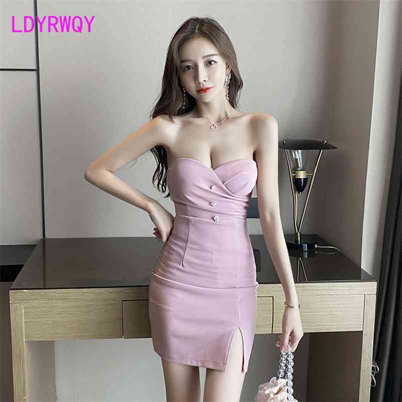 summer sexy tube top bag hip wrapped chest split dress Office Lady Polyester Zippers Knee-Length 210603, White
summer sexy tube top bag hip wrapped chest split dress Office Lady Polyester Zippers Knee-Length 210603, White