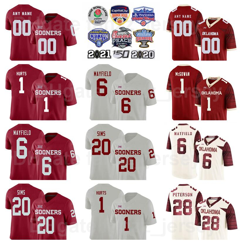 NCAA Oklahoma Sooners College 28 Adrian Peterson Jersey Man Football 20 Billy Sims 93 Lee Roy Selmon 6 Baker Mayfield Seth McGowan 1 Jalen Hurts University Stitched, Red
NCAA Oklahoma Sooners College 28 Adrian Peterson Jersey Man Football 20 Billy Sims 93 Lee Roy Selmon 6 Baker Mayfield Seth McGowan 1 Jalen Hurts University Stitched, Red