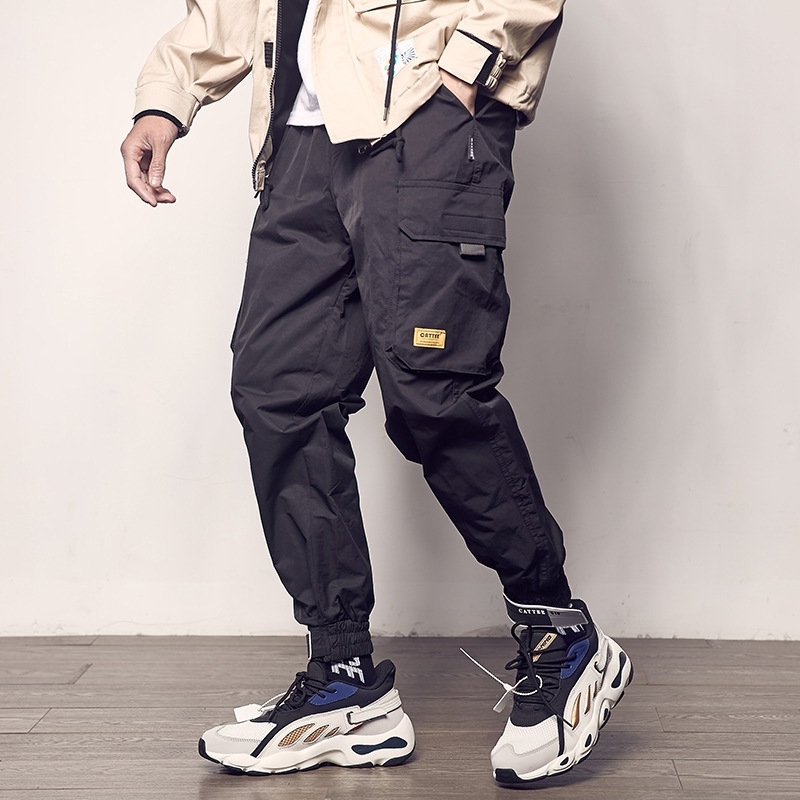 Men's new spring Velcro Leggings fashion versatile men's loose casual pants, Black
Men's new spring Velcro Leggings fashion versatile men's loose casual pants, Black