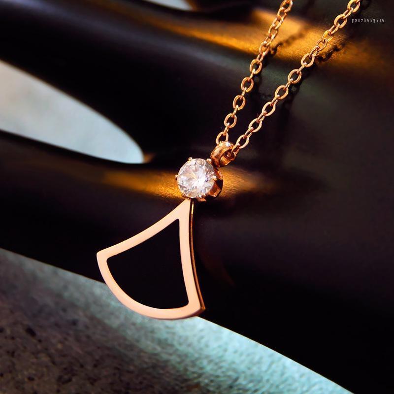 Chains Female Fan Necklace Titanium Stainless Steel Fadeless Wholesale Manufacturers, Silver
Chains Female Fan Necklace Titanium Stainless Steel Fadeless Wholesale Manufacturers, Silver