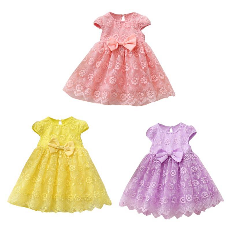 Girl's Dresses Summer Baby Girls Short Sleeve Dress Casual Cute With Bowknot Lace Kids Toddler Pageant Princess Mesh Sundress Costume
Girl's Dresses Summer Baby Girls Short Sleeve Dress Casual Cute With Bowknot Lace Kids Toddler Pageant Princess Mesh Sundress Costume