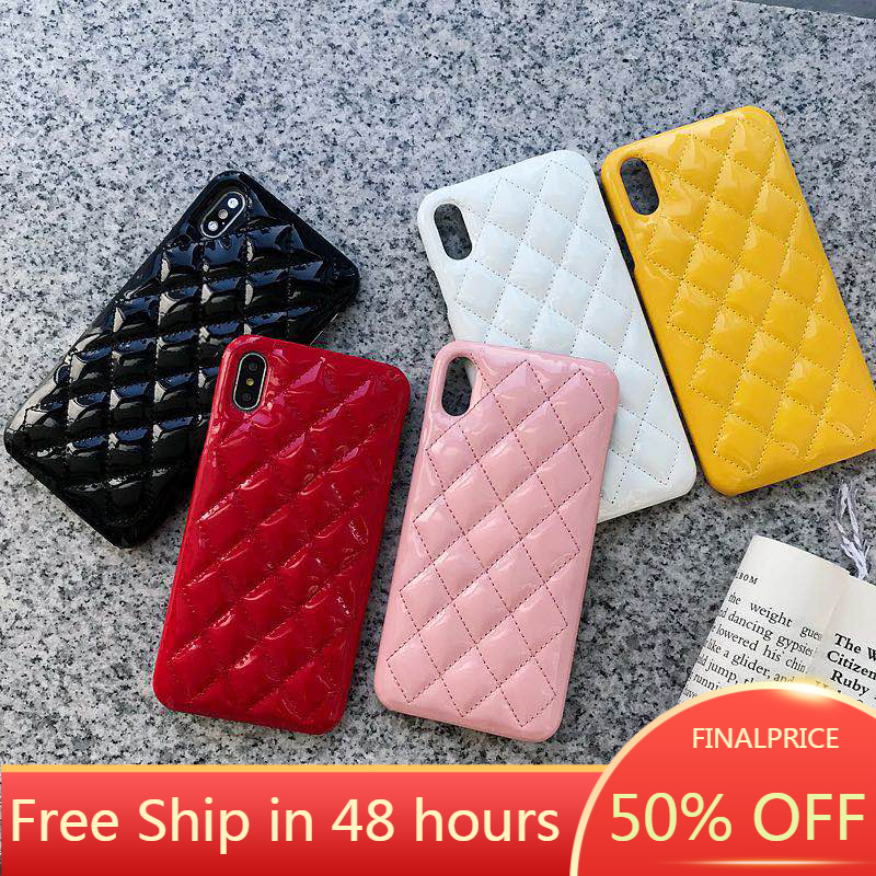 Luxury Cases For iPhone 12 Mini 11 Pro Max X XS Max XR 7 8 Plus Case apple 12promax Cover Lattice Patent Leather Phone Funda Coque, Pink
Luxury Cases For iPhone 12 Mini 11 Pro Max X XS Max XR 7 8 Plus Case apple 12promax Cover Lattice Patent Leather Phone Funda Coque, Pink
