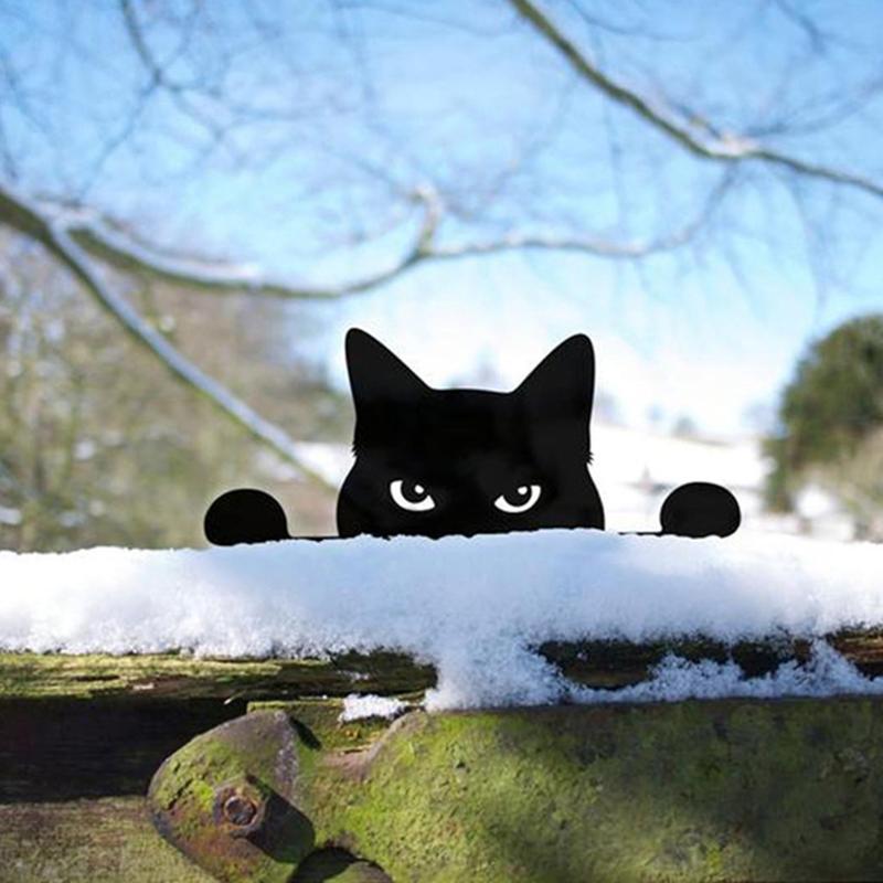 Peeping Animals Black Cat Garden Lawn Fence Decoration Restaurant Wall Window Hanging Sculpture Acrylic Collection Art Decorations
Peeping Animals Black Cat Garden Lawn Fence Decoration Restaurant Wall Window Hanging Sculpture Acrylic Collection Art Decorations