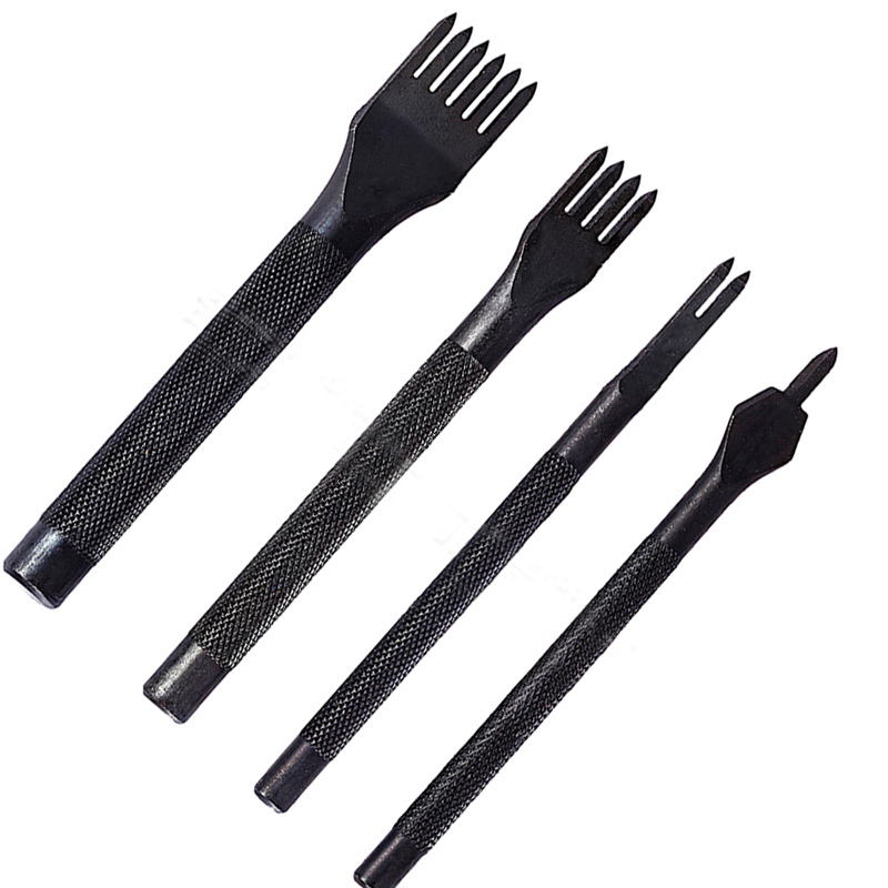 3mm/4mm Leather Hole Punches Portable Handmade Metal Leather Belt Accessories Leather Craft Tools Home Sewing