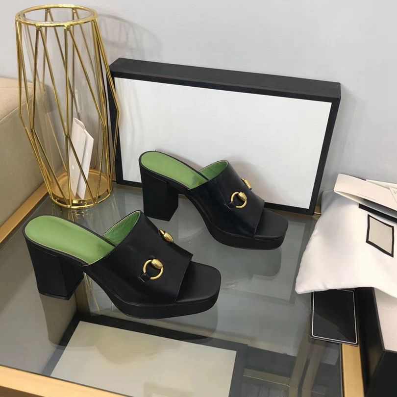 2021 women high heels shoes slippers slides Women's sandal with Horsebit fashion Beach Thick bottom slipper Leather slide
2021 women high heels shoes slippers slides Women's sandal with Horsebit fashion Beach Thick bottom slipper Leather slide