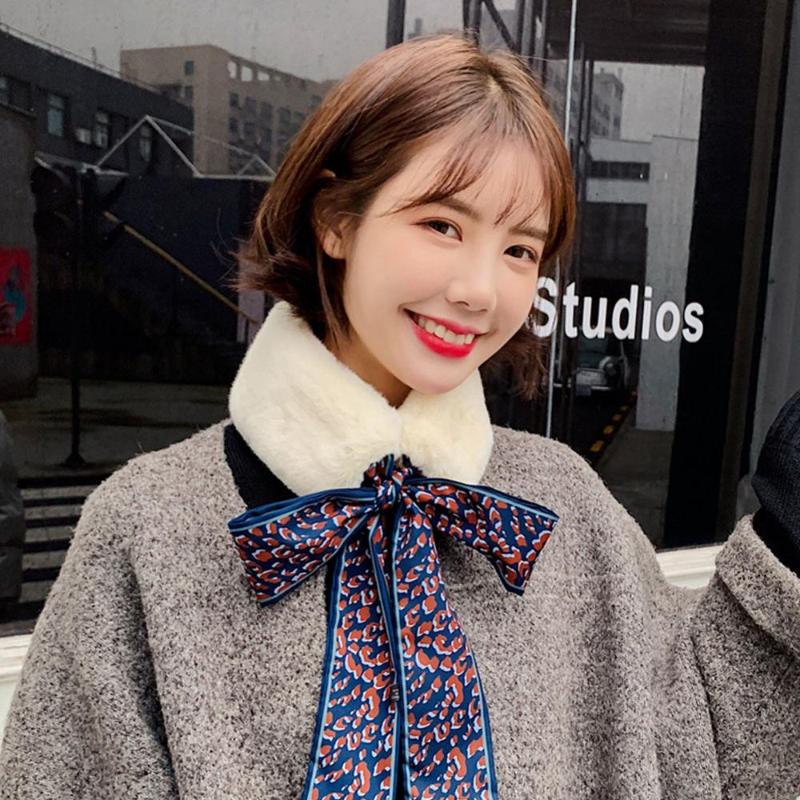 Scarves Winter Warm Long Plush Silk Leopard Printed Ladies Bib Scarf Faux Fur Neck Collar For Women Foulard, Blue;gray
Scarves Winter Warm Long Plush Silk Leopard Printed Ladies Bib Scarf Faux Fur Neck Collar For Women Foulard, Blue;gray