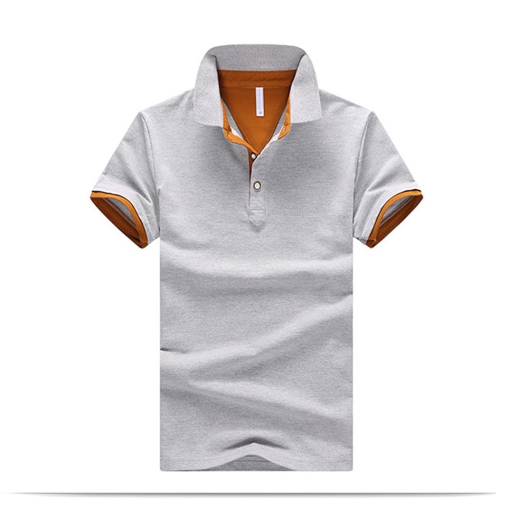 Men's clothing Men Polo Shirt Men Business & Casual Solid male Polo Shirt Short Sleeve breathable Polo Shirt B0255 210518