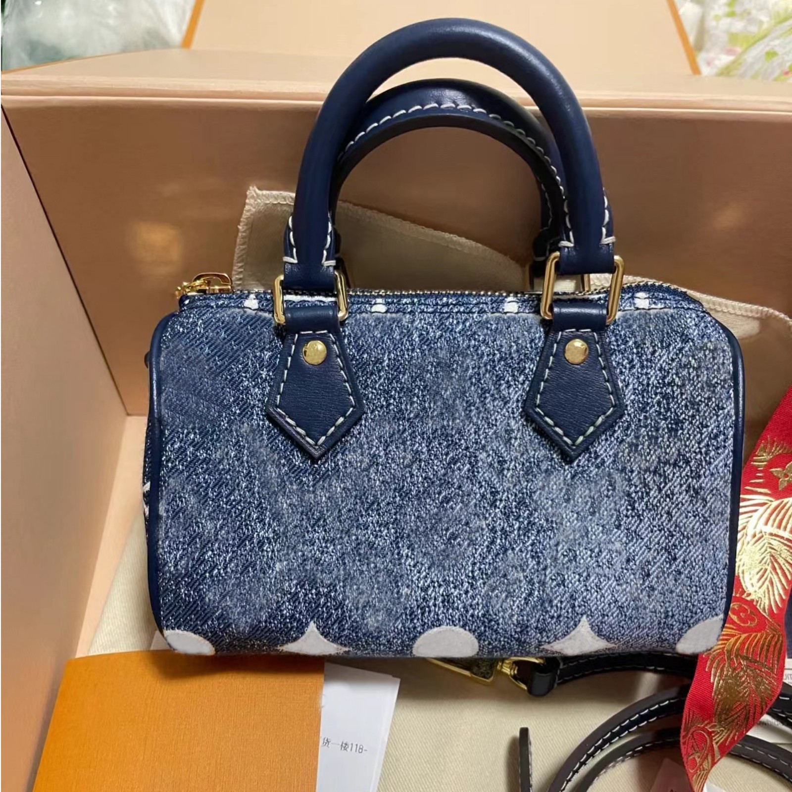 Mini Cute Nano Speedy Womens Jacquard Denim Bags Embroidery Pattern Shoulder Bag Handbag Ladies Canvas Leather Pink Blue Crossbody Bags M81213 M81085, Customize
Mini Cute Nano Speedy Womens Jacquard Denim Bags Embroidery Pattern Shoulder Bag Handbag Ladies Canvas Leather Pink Blue Crossbody Bags M81213 M81085, Customize