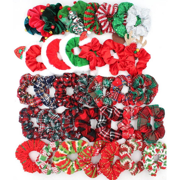 INS Christmas lint Hairbands Accessories Xmas Elastic Hair Band Ring Ponytail Holder Stretchy Girls Large Intestine Hairband Scrunchy M3637, Mixed colors
INS Christmas lint Hairbands Accessories Xmas Elastic Hair Band Ring Ponytail Holder Stretchy Girls Large Intestine Hairband Scrunchy M3637, Mixed colors