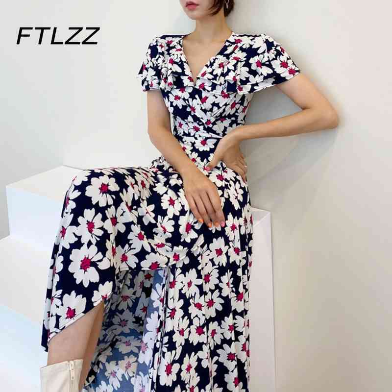 Women Bandage Dress Summer V Neck Sexy Midi Dresses Ladies Floral Printed Vintage Ruffles Long Robe Vestidos Mujer 210602, Photo color
Women Bandage Dress Summer V Neck Sexy Midi Dresses Ladies Floral Printed Vintage Ruffles Long Robe Vestidos Mujer 210602, Photo color
